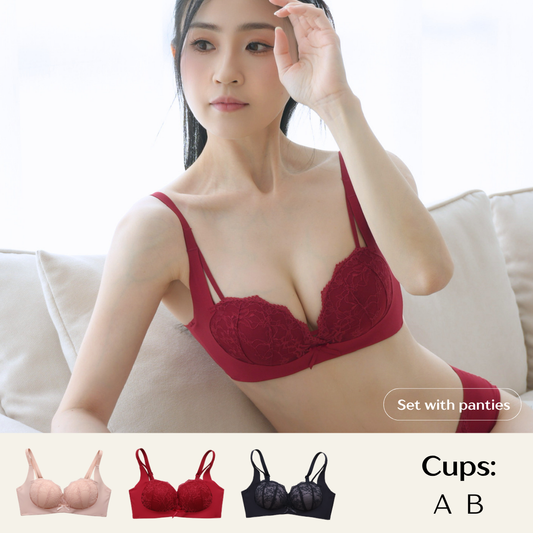 Pure Kiss Push Up Bra Set