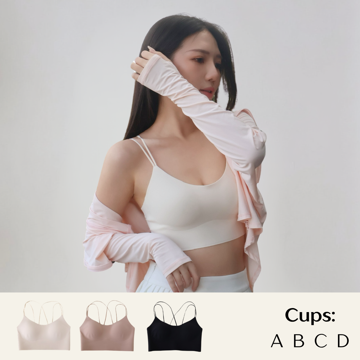 AirFit Padded Cross-Back Top
